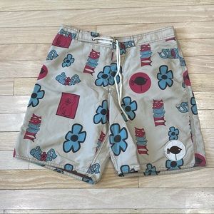 Ando & Friends designer swim trunks sz 30
